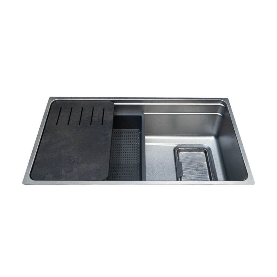 Chậu rửa chén 1 hố inox 304 SILVER MS7743SI